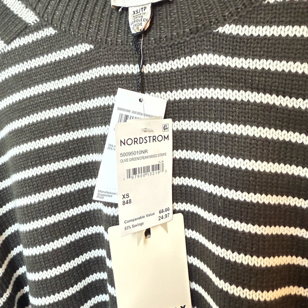 Striped Crew Neck Sweater - Picture 3 of 3